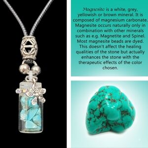 New! Gem Stone Wish Bottle